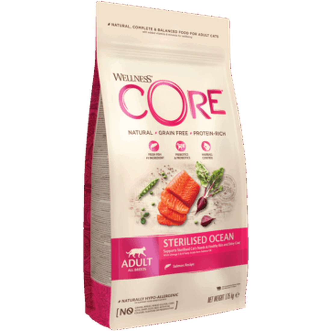 WELLNESS CORE Chat Stérilisé Croquettes Saumon