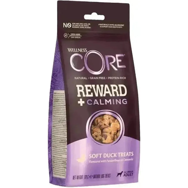 WELLNESS CORE Reward+ Friandises Calmantes au Canard Sans Céréales pour Chien 170 g