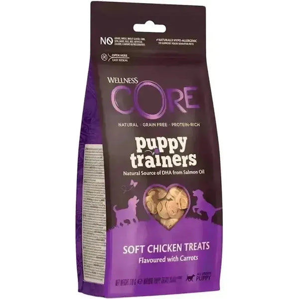 WELLNESS CORE Puppy Trainers Friandises Chiot Poulet & Carottes 170 g