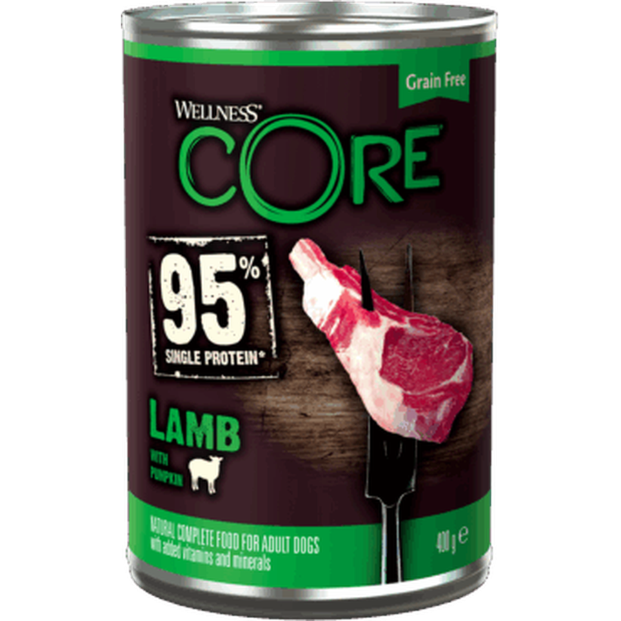 WELLNESS CORE 95% Agneau et Potiron 400g