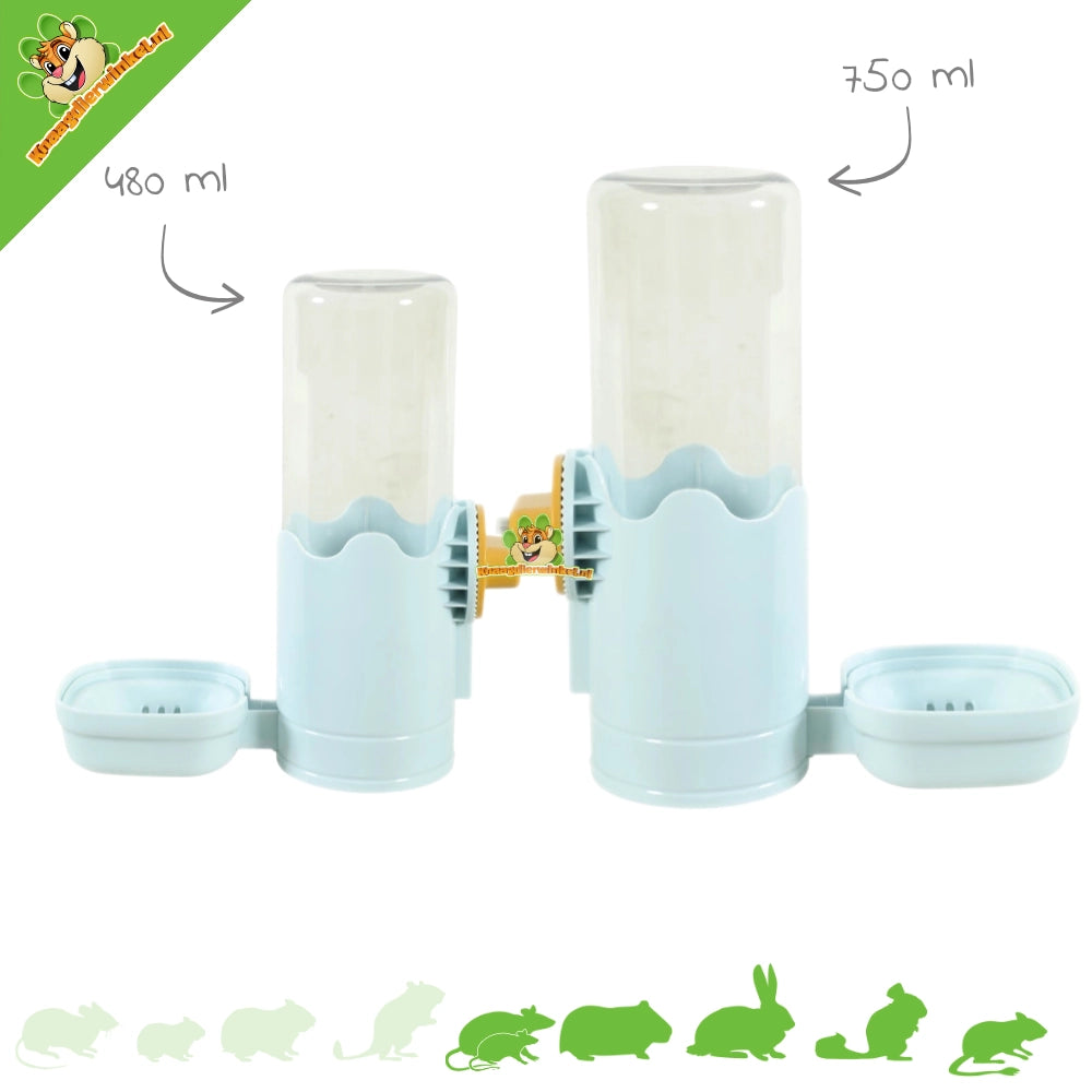 ZOLUX Distributeur d'eau antidérapant 1,5L bleu pour chiens et chats