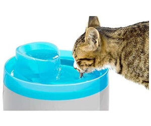 ZOLUX Distributeur d'eau antidérapant 1,5L bleu pour chiens et chats