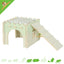 ZOLUX Maison en bois Cosy+ L pour octodon et cochon d'Inde Bleu 21x41x16 cm