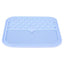ZOLUX Tapis à Lécher en Silicone avec Ventouses pour Chien M 21x21cm Bleu